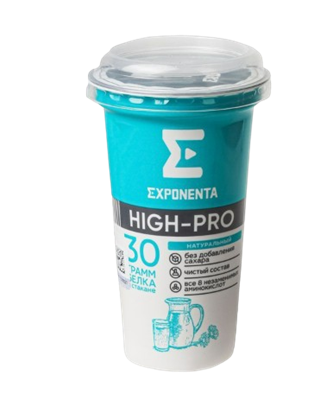 Напиток Exponenta High-Pro кисломол.обезжир. натуральный 250гр - фото 30393