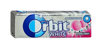 Жевательная резинка Orbit Wht Bubblemint - фото 30427