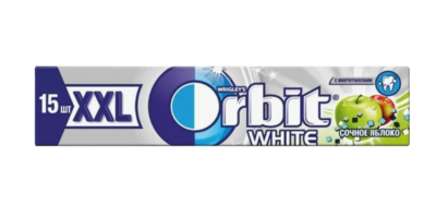 Жевательная резинка Orbit XXL белое сочное яблоко - фото 30435