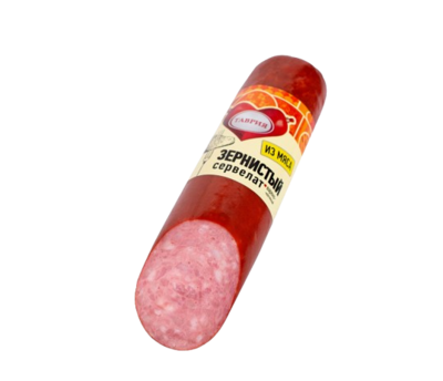 Колбаса сырокопченая Таврия Зернистая ГОСТ 300гр - фото 30620