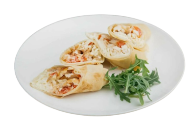 Блинчик фаршированный курица с овощами - фото 30633