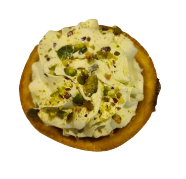 Пирожное Лакомка Корзинка с фисташковым суфле и орехом - фото 30738