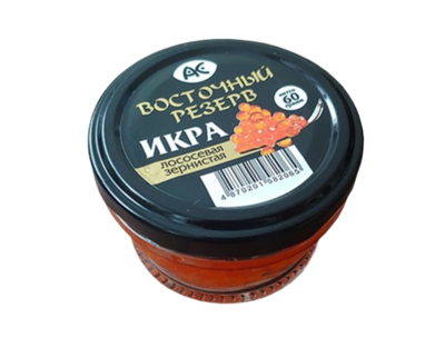 Икра лососевая Восточный резерв зернистая ст/б 60гр - фото 30740