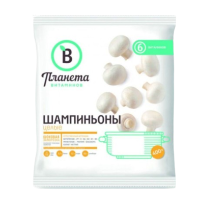 Шампиньоны Планета витаминов целые 400гр - фото 30796