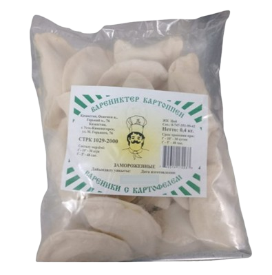 Вареники Кузнецов с картофелем 400гр - фото 30864