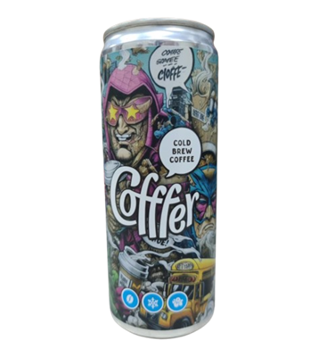 Напиток "Колд Кофффер" тонизирующий кофейный с брусникой ж/б 0.33л - фото 30879