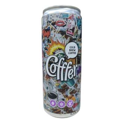 Напиток "Колд Кофффер" тонизирующий смородина ж/б 0.33л - фото 30882