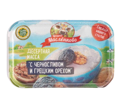 Десертная масса Масленково с черносливом и грецким орехом 350гр - фото 31025