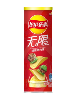 Чипсы LAY'S со вкусом Sizzled BBQ Flavor Китай 90гр - фото 31180