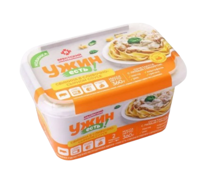 Обед Брест Ужин есть Свинина в сливочно-сырном соусе 360гр - фото 31642