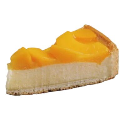 Чизкейк ELENBACHER сливочный с персиком Германия 1 порция 200гр - фото 31776