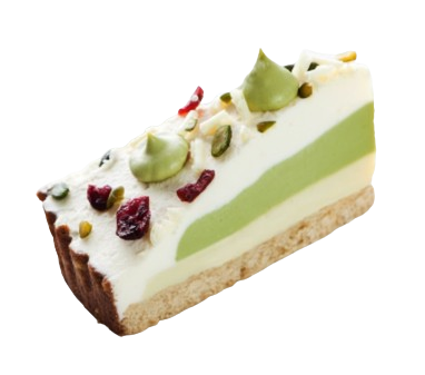 Торт Prestige Зеленый чай с белым шоколадом 1 порция 105гр - фото 31803