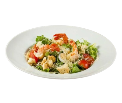 Салат Цезарь с креветкой 250гр - фото 31827