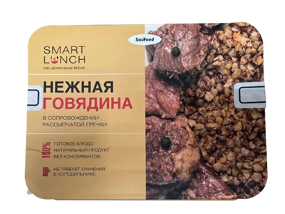 Нежная говядина с гречкой Sau Food SMART LUNCH, 300гр - фото 32134