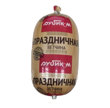 Ветчина Рубиком Праздничная 400гр - фото 32136