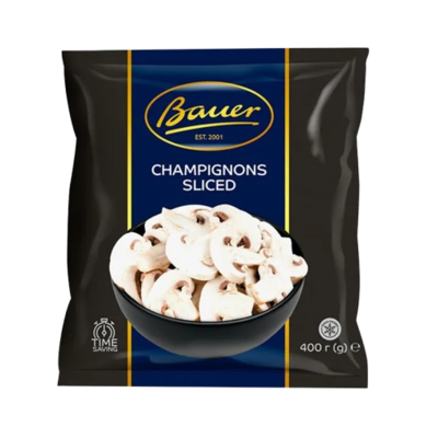Шампиньоны Bauer Резаные 400гр - фото 32159