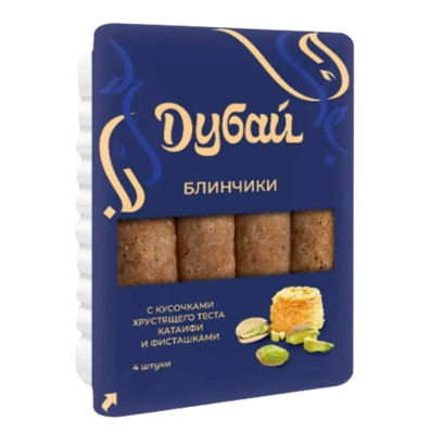 Блинчики Бабушка Аня с фисташками Дубай 200гр - фото 32384