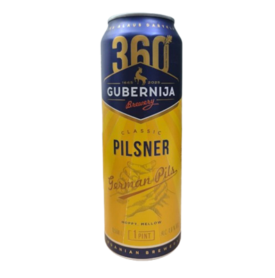Пиво GUBERNIJA Pilsner 4,6% ж/б 0,568л - фото 32498