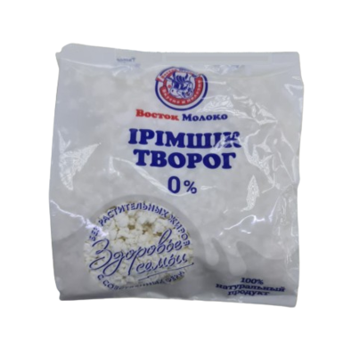Творог Восток Молоко жир 0% 250гр - фото 32510
