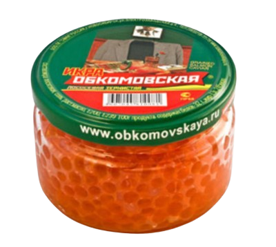 Икра лососевая "Обкомовская" (твист) с/б 220гр - фото 32535