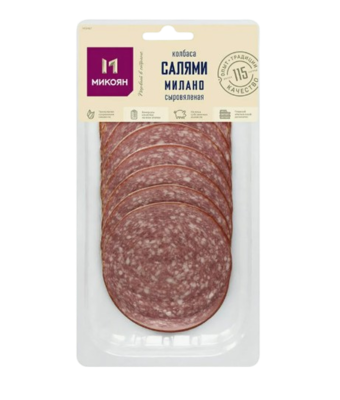 Нарезка Микоян Салями Милано 100 гр - фото 32634