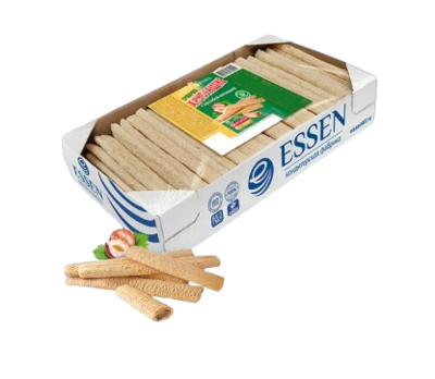 Трубочки Essen хрустящие с ореховой начинкой кг - фото 32753