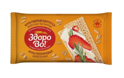 Хлебцы Здорово вафельные Мультизлаковые 70гр - фото 32815