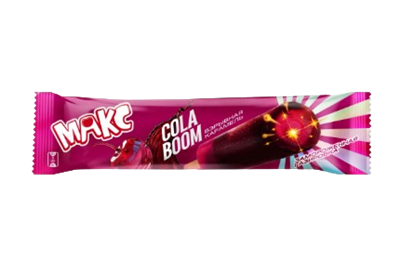 Мороженое МАХ фруктовый лед кола вишня взрывная карамель 60гр - фото 32976