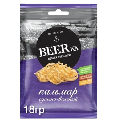 BEERka Перуанский кальмар филе соломка 18гр - фото 33081