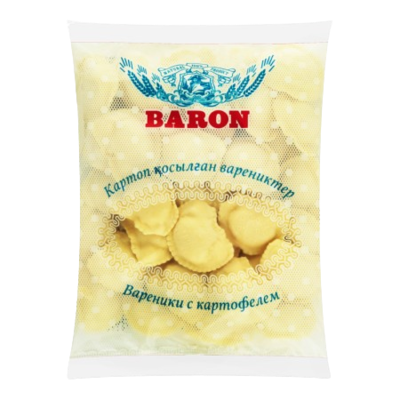 Вареники Барон с картофелем 400гр - фото 33316