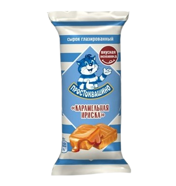 Сырок Простоквашино Карамельная ириска 40гр - фото 33335