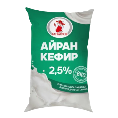 Кефир Багратион финпак 1л жир. 2,5% - фото 33372