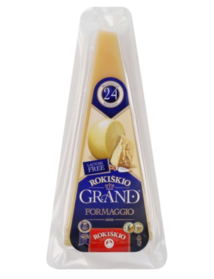 Сыр Rokiskio Grand твердый 37% 24 мес 180гр - фото 33445