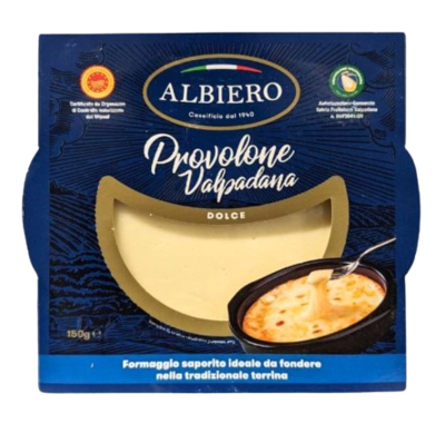 Сыр Albiero Provolone Dolce полутвердый с глинянной сковородкой 150гр - фото 33454