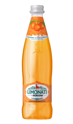 Лимонад Боржоми Мандарин ст.бут 0,5л  - фото 33485