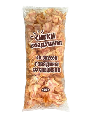 Снеки воздушные говядина 200гр - фото 33603