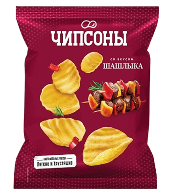Чипсы "Чипсоны" Шашлык 40гр - фото 33738