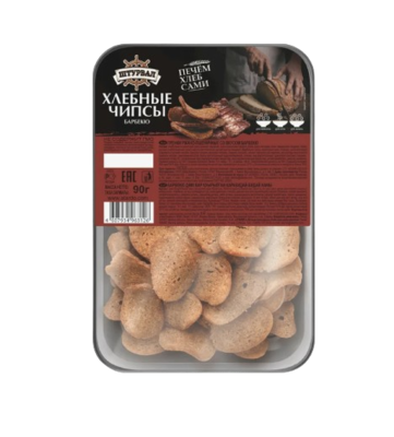 Гренки ржано-пшеничные Изи Кранч со вкусом барбекю 90гр - фото 33813