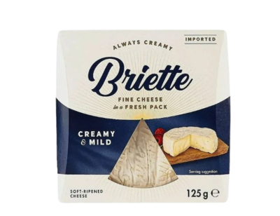 Сыр Briette Camembert мягкий с белой плесенью 50% 125гр - фото 33828
