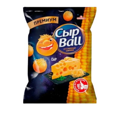 Кукурузные шарики "СырBall" со вкусом сыра 140гр - фото 33846
