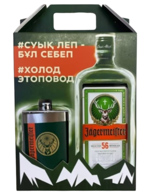 Ликер Jagermeister с фляжкой ПУ 0,7л - фото 33935