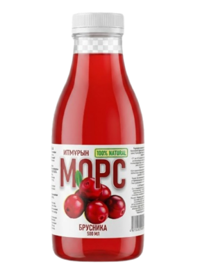 Морс Брусника 500мл - фото 33971