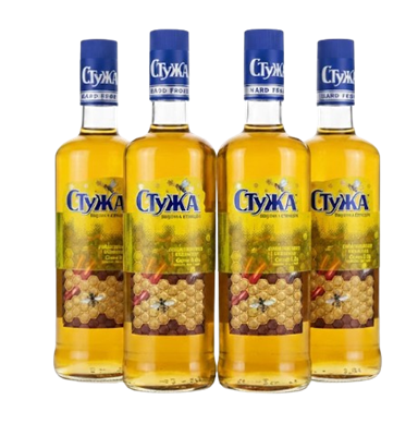 Настойка Стужа Медовая с перцем 0,5л 3+1 - фото 34111