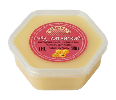 Мёд-крем алтайский цветочный п/ст 500гр  - фото 34192