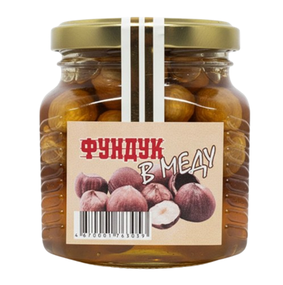 Мёд с фундуком ст/б 350гр - фото 34208
