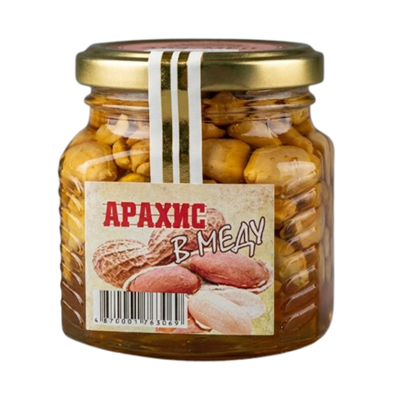 Мёд с арахисом ст/б 350 гр - фото 34209