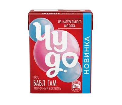 Молоко ароматизированное Чудо Bubble gum 200мл - фото 34387