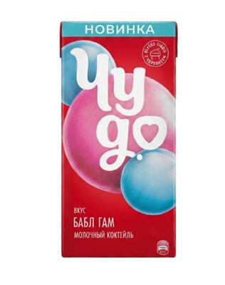Молоко ароматизированное Чудо Bubble gum 1л - фото 34388