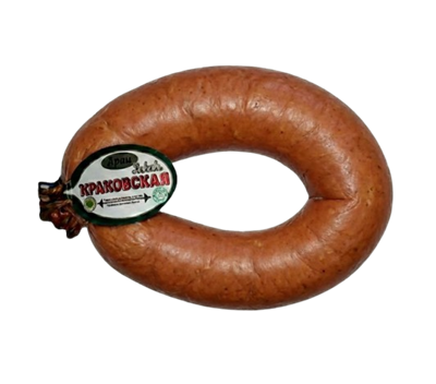 Колбаса Arai Краковская полукопченая кг - фото 34488