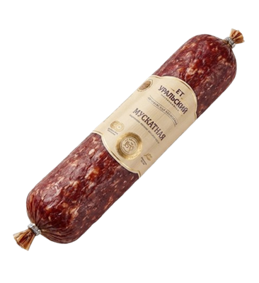 Колбаса Ет Уральский Мускатная сырокопченая - фото 34493
